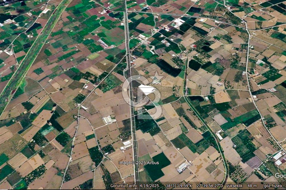 MANİSA TURGUTLU 9.CU MINTIKADA 8.370 M2 SATILIK PARSEL YOL CEPHE