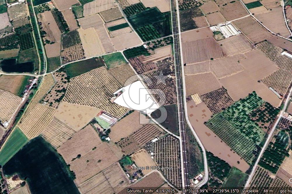 MANİSA TURGUTLU 9.CU MINTIKADA 8.370 M2 SATILIK PARSEL YOL CEPHE