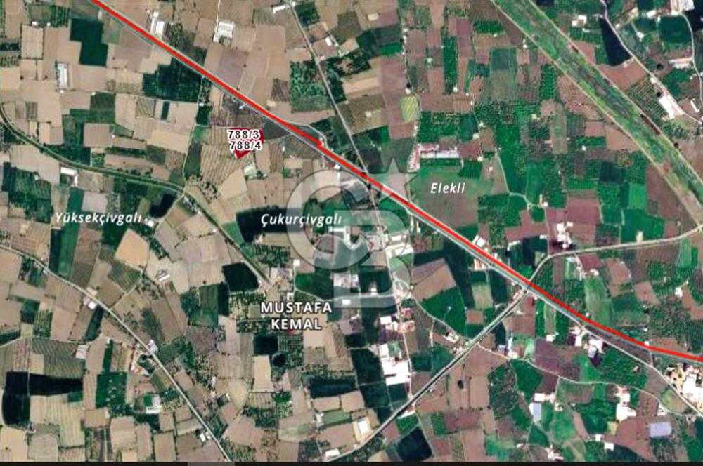 MANİSA TURGUTLU 9.CU MINTIKADA 8.370 M2 SATILIK PARSEL YOL CEPHE