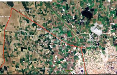 MANİSA TURGUTLU 9.CU MINTIKADA 8.370 M2 SATILIK PARSEL YOL CEPHE