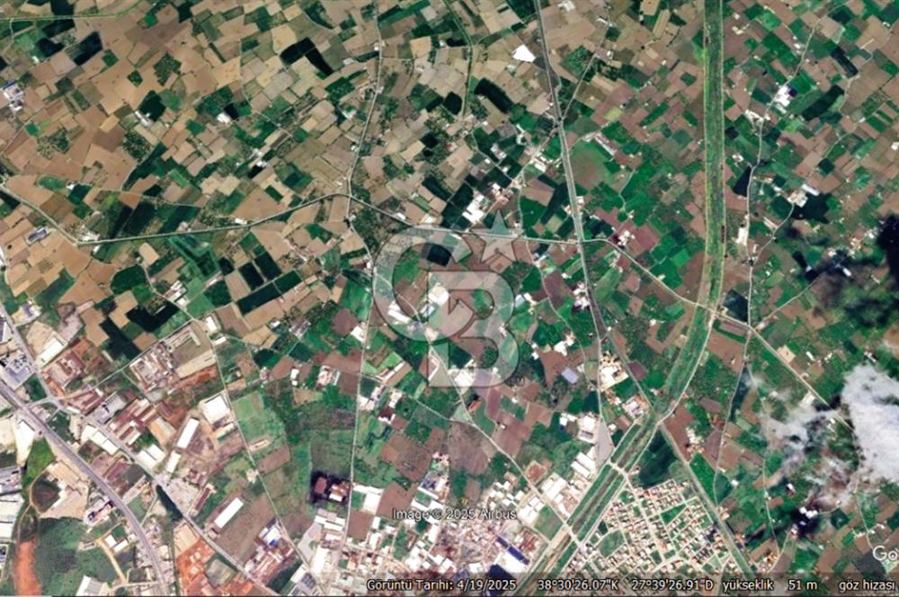 MANİSA TURGUTLU 9.CU MINTIKADA 8.370 M2 SATILIK PARSEL YOL CEPHE