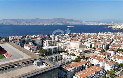 İnönü Cad. üzeri Göztepe Stadı karşısı mükemmel konumlu daire..