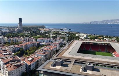 İnönü Cad. üzeri Göztepe Stadı karşısı mükemmel konumlu daire..