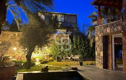BODRUM GÖLKÖY'DE yıllık kiralık ÖZEL HAVUZLU VE PLAJLI TAŞ VİLLA
