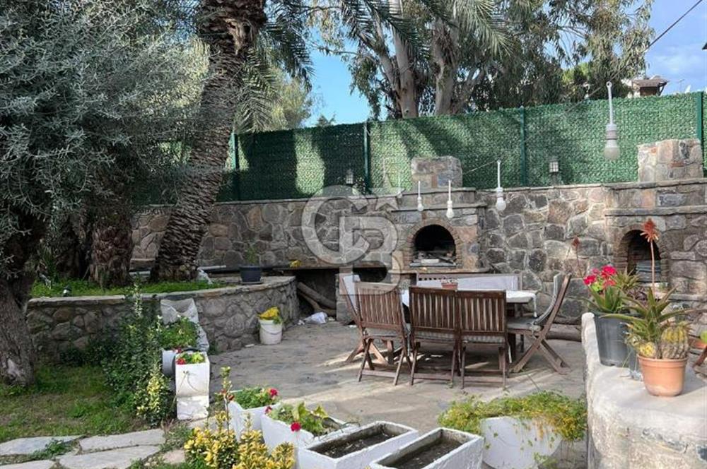 BODRUM GÖLKÖY'DE yıllık kiralık ÖZEL HAVUZLU VE PLAJLI TAŞ VİLLA