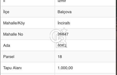 1265710541 İnciraltında Satılık Arsa Yatırım Fırsatı