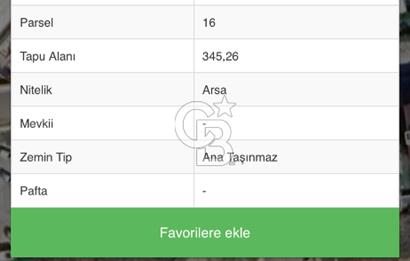 BELEN - FATİH MAH’DE 345 m2 5 KAT İMARLI KÖŞEBAŞI SATILIK ARSA