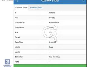 GÖLBAŞI HACILARDA SATILIK ARSA