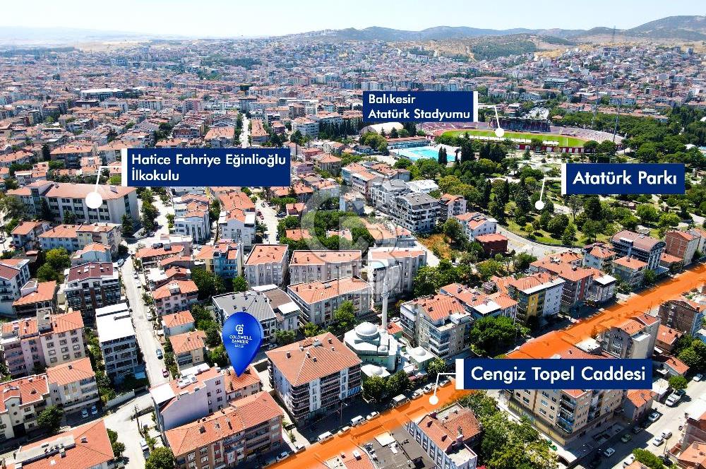 CB EAGLE'Dan FEVZİ ÇAKMAK CADDESİ ÜZERİ 3+1 ARAKAT SATILIK DAİRE