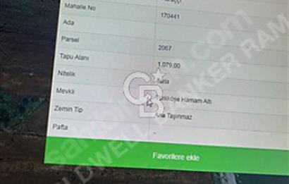YATIRIMLIK FIRSAT! HARAÇÇI MAHALLESİ'NDE 165 m² ARSA