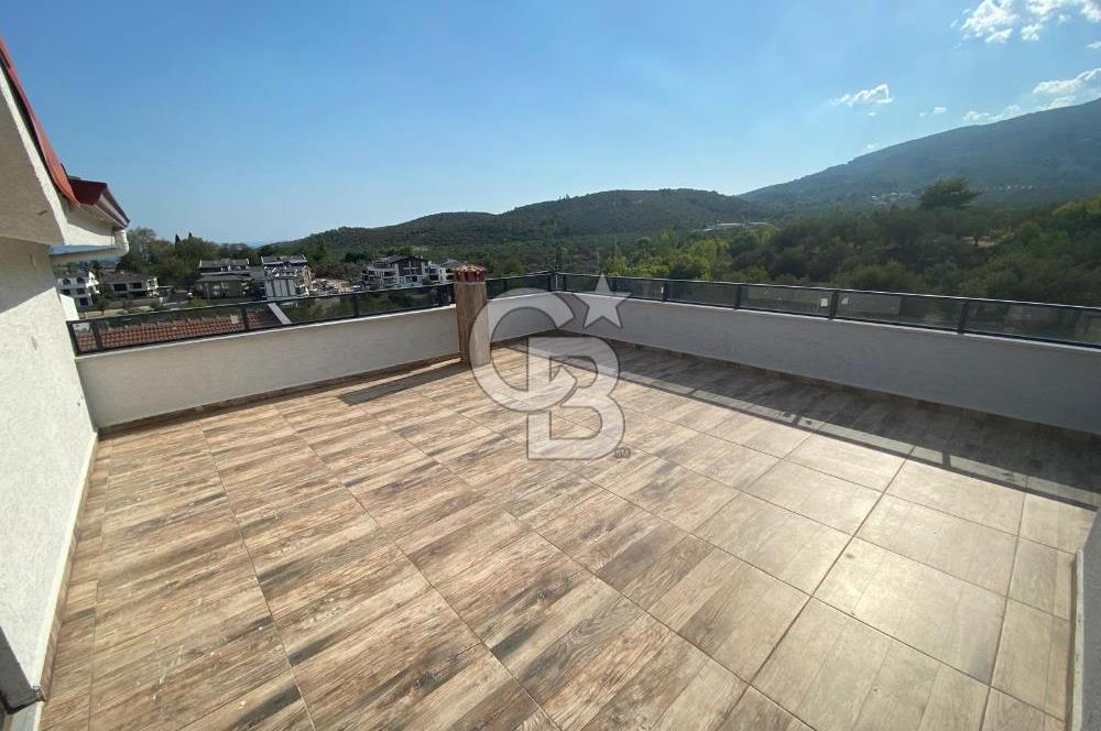 GÜRE' DE DAĞ DENİZ MANZARALI 3+1 SATILIK VİLLA