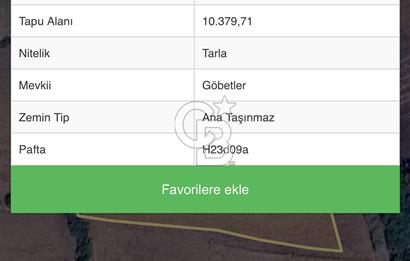 BURSA SUBAŞINDA 7 DÖNÜM TARLA