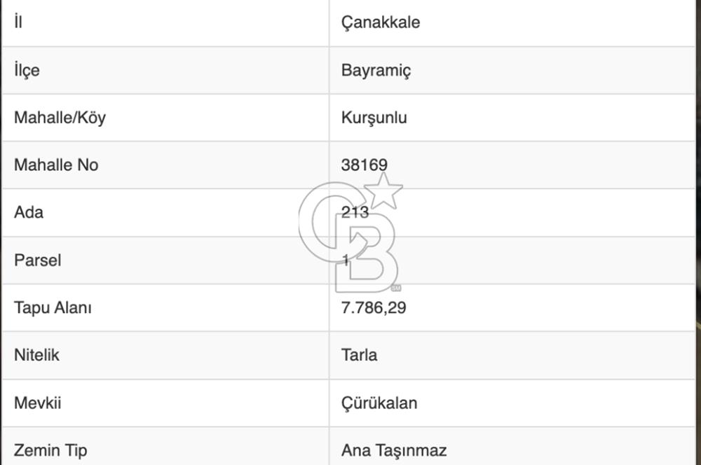Kazdağları’nın Eteklerinde Elma Ağaçlı Yatırımlık Tarla