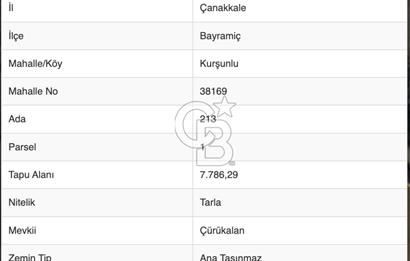 Kazdağları’nın Eteklerinde Elma Ağaçlı Yatırımlık Tarla