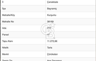 Kazdağları’nın Eteklerinde Orman Yanı Yatırımlık Tarla – Bayramiç Kurşunlu