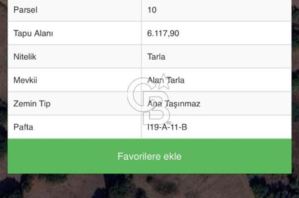 BALIKESİR BALYA MANCILIK'DA SATILIK TARLA