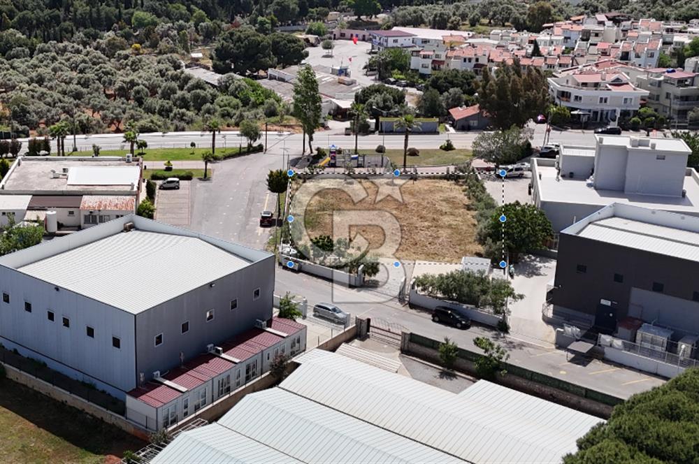 GÜZELBAHÇE BÖLGESİNDE KÖŞE KONUMDA KİRALIK 1519 m² TİCARİ ARSA