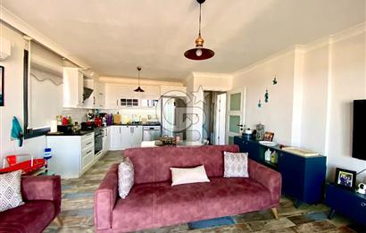 Datça Burgaz'da Panoramik Deniz Manzaralı 2+1 Orta Kat Daire