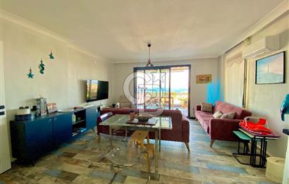 Datça Burgaz'da Panoramik Deniz Manzaralı 2+1 Orta Kat Daire