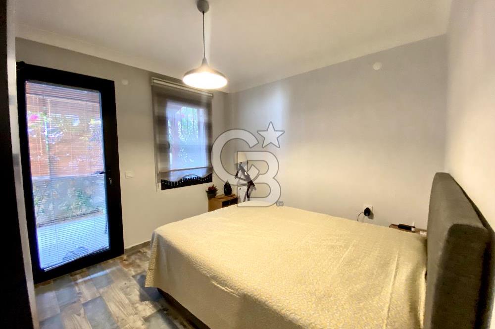 Datça Burgaz'da Panoramik Deniz Manzaralı 2+1 Orta Kat Daire