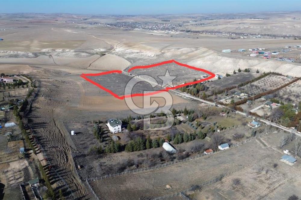 GÖLBAŞI/HACIMURATLI MAH'DE KÖK VE TEK TAPU SATILIK TARLA
