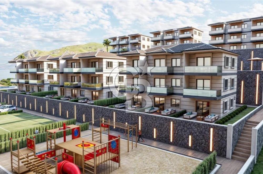 Akbük Panaromik Deniz Manzaralı Site İçinde 1+1