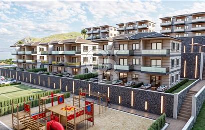 Akbük Panaromik Deniz Manzaralı Site İçinde 1+1