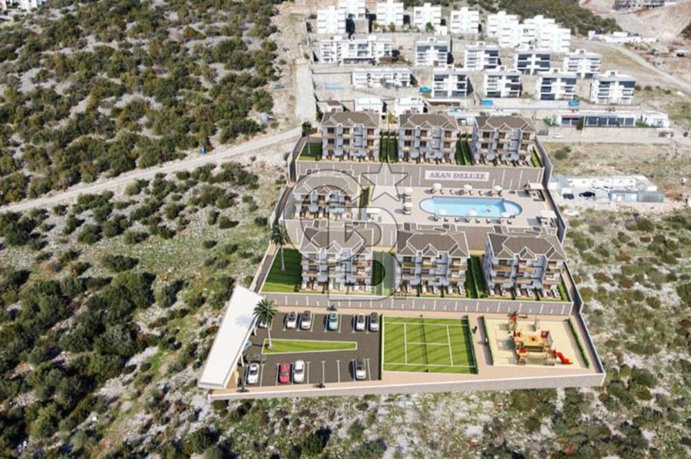 Akbük Panaromik Deniz Manzaralı Site İçinde 1+1