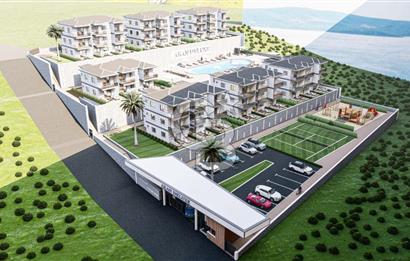 Akbük Panaromik Deniz Manzaralı Site İçinde 1+1