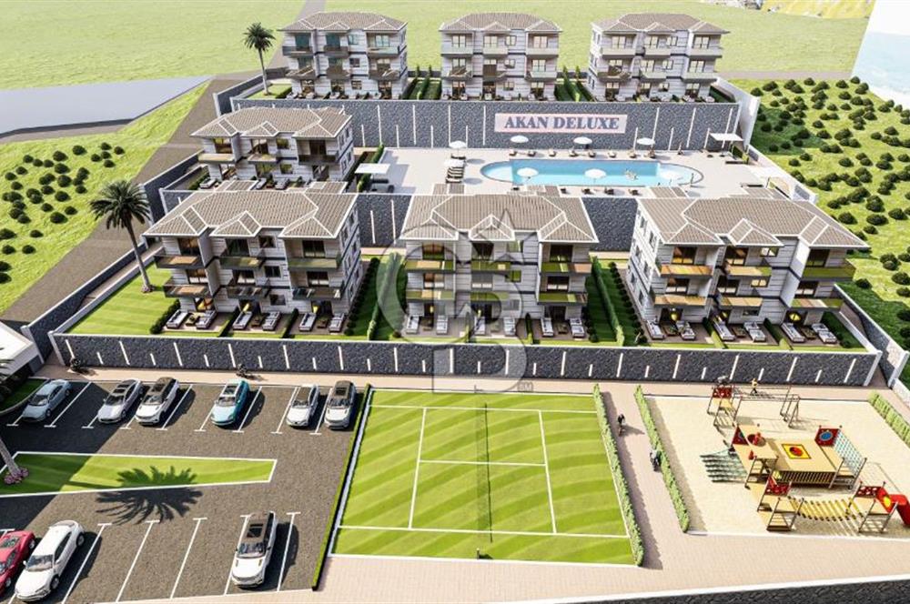 Akbük Panaromik Deniz Manzaralı Site İçinde 1+1