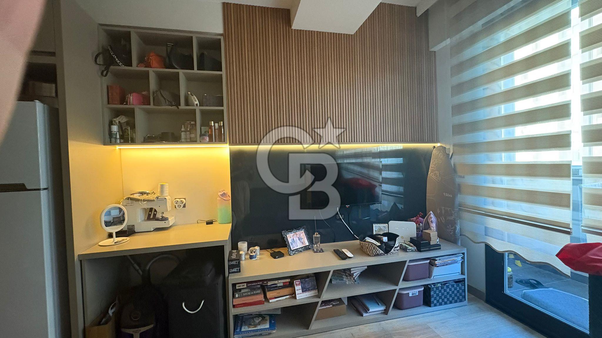 Gümüş Vivora Sitesinde Hazır Kiracılı Satılık Eşyalı 1+0 Daire