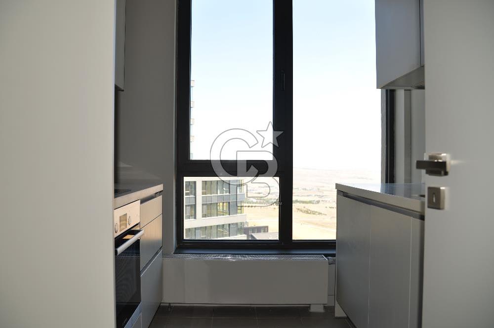 İncek Loft Sitesinde Ara Katta Kapalı Mutfak Kiralık 1+1 Daire