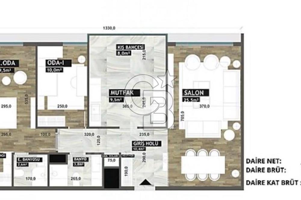 SARAYCIK İNVO SARAYKENT 2+1+1 100m SATILIK FIRSAT DAİRE