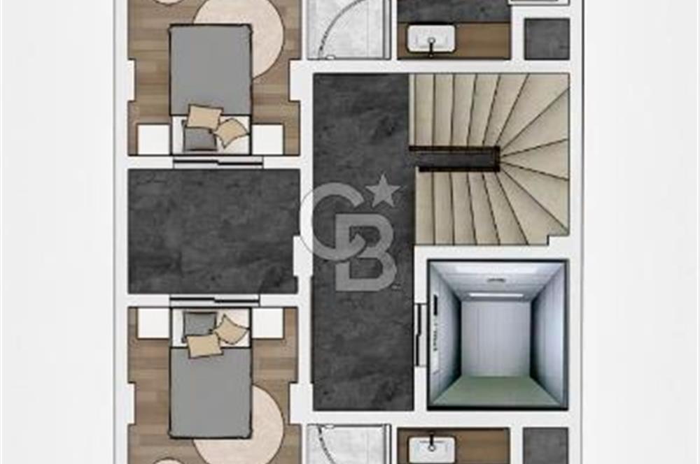 JASSE'DEN ZAİM AĞA CAD. YAKINI 3+1 DUBLEKS DAİRE