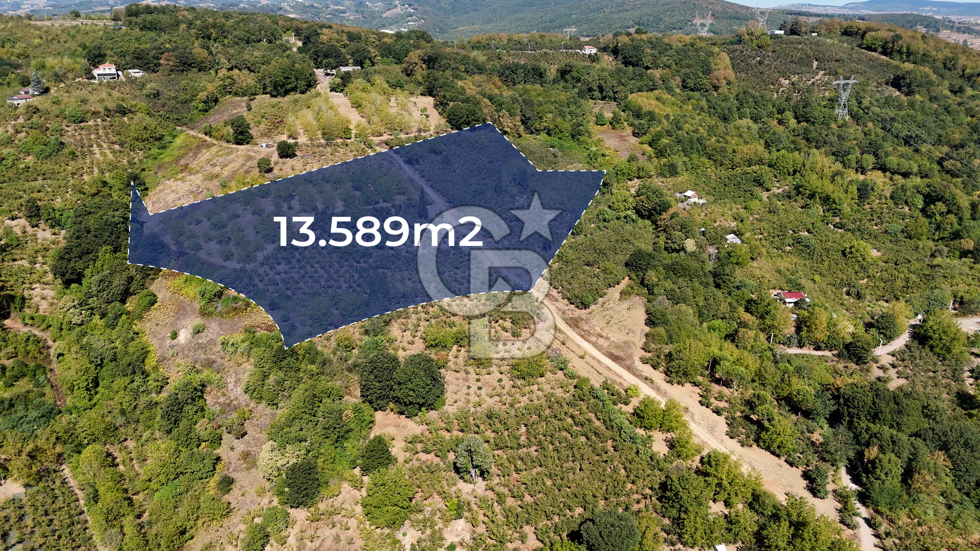İzmit Akmeşe Satılık 13.589 m2 Değerli Arazi ve Fındıklık