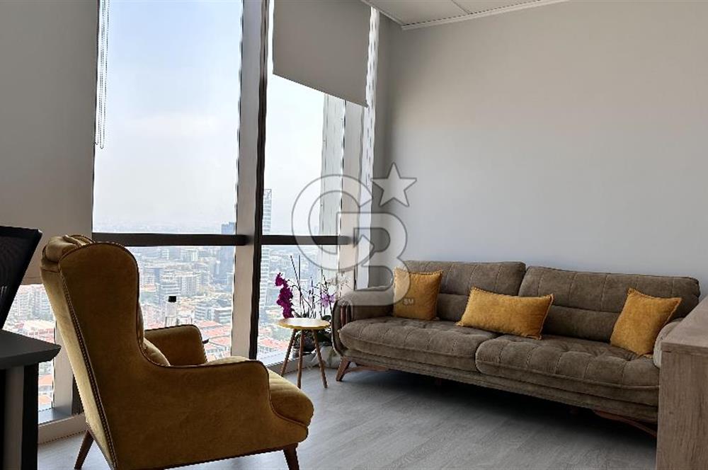 Folkart Towers'da Kiralık Eşyasız 179m2 Şehir Manzaralı Ofis