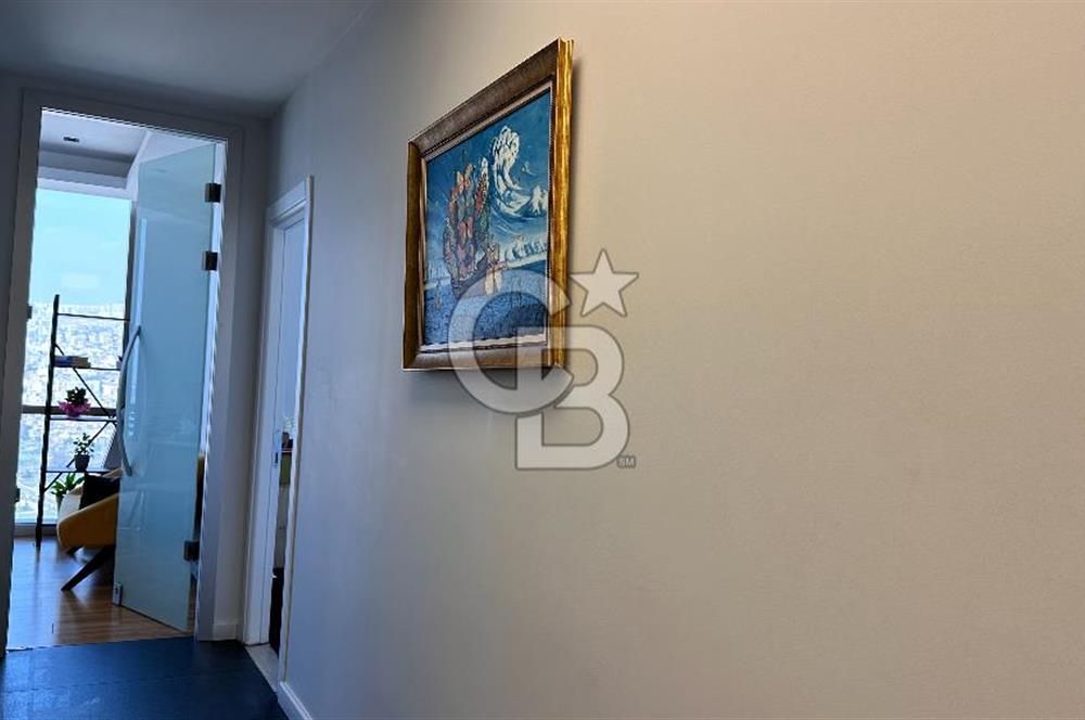 Folkart Towers'da Kiralık Eşyasız 179m2 Şehir Manzaralı Ofis