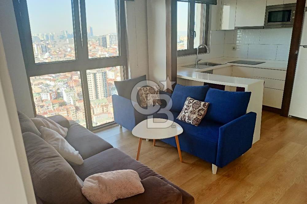 İstanbul'un Merkezinde Kiralık 1+1 Eşyalı Rezidans Daire