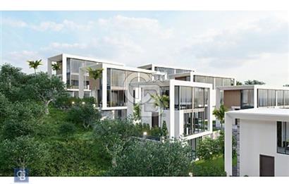 KARABURUN SAİP'DE TERASLI VE BAHÇELİ 3+1 TRİPLEKS VİLLALAR