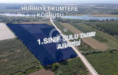 ÇARŞAMBA, KUMTEPE MAHALLESİ, KÖPRÜBAŞINDA 18,2 DÖNÜM TARLA