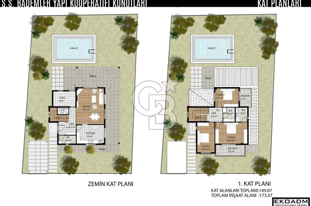 Urla Bademler Satılık 4+1 Müstakil Villa