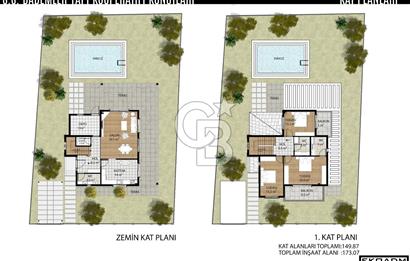 Urla Bademler Satılık 4+1 Müstakil Villa