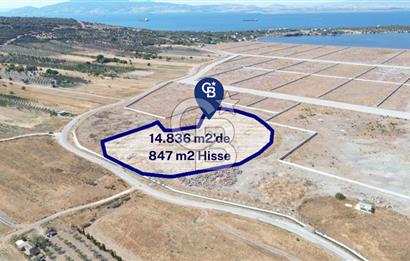 Çaltılıdere YATEK İçinde 0,40 Sanayi İmarlı 847 m2 Satılık Hisse