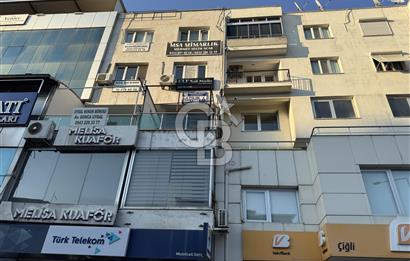 Çiğli Anadolu Caddesi üzeri Satılık 1+1 Ofis