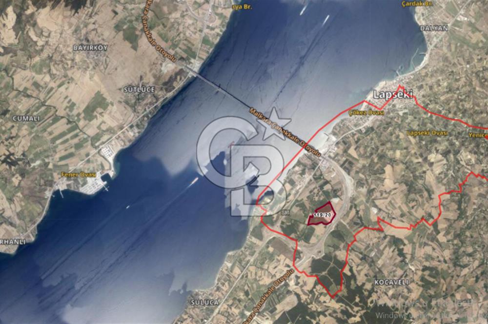 ÇANAKKALE 1915 KÖPRÜ YOLU GAZİ SÜLEYMAN PAŞA MAH KUPON ARAZİ