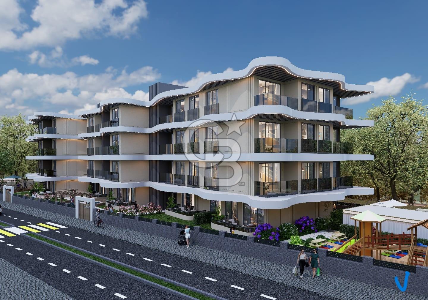 Didim Akyeniköy'de Kadınlara Öz. Havuzlu Proj. satılık 1+1 daire