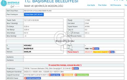 Başiskele Damlar Mahallesi'nde Yatırımlık Yan Yana 2 Arsa!!!