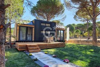 İzmir Bergama Kozak Yaylası'nda 400 m² BahçeTiny House-Karavan