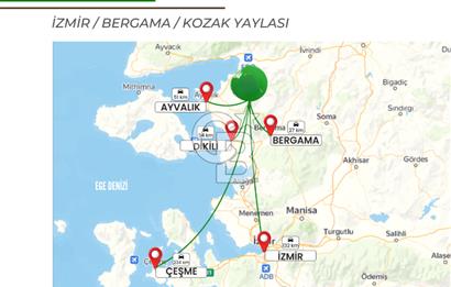 İzmir Bergama Kozak Yaylası'nda 200 m² BahçeTiny House-Karavan
