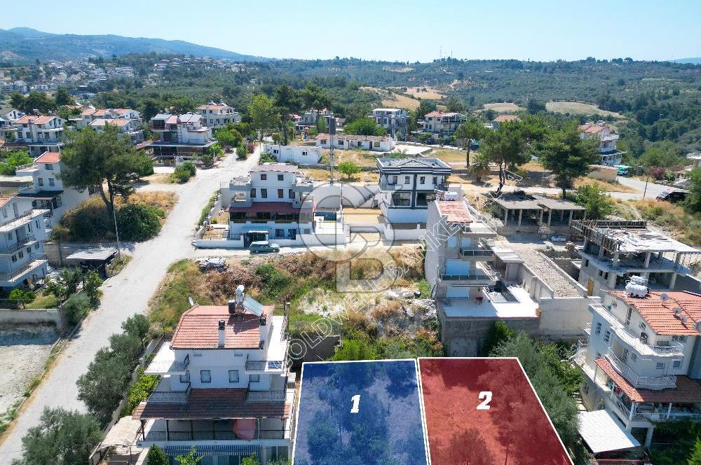 KUŞADASI MERKEZDE DENİZ MANZARALI SATILIK VİLLA İMARLI ARSA